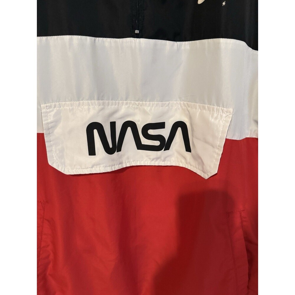NASA Colorblock 1-2 Zip Windbreaker Jacket. Mens Small - Picture 2 of 10